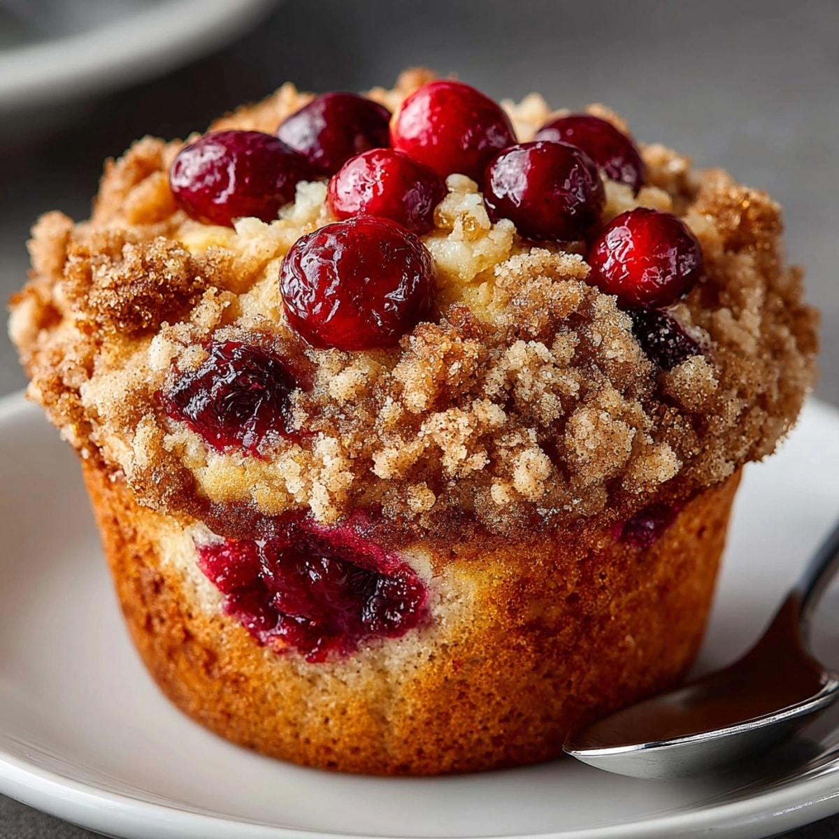 Golden Cranberry Orange Muffins, fresh baked, smell of sweet citrus, perfect holiday breakfast.