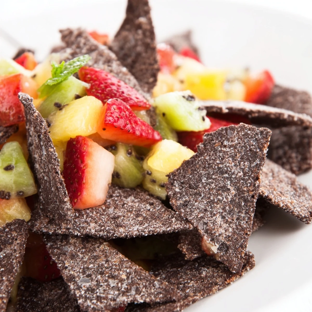 Dessert Chips Fruit Salsa