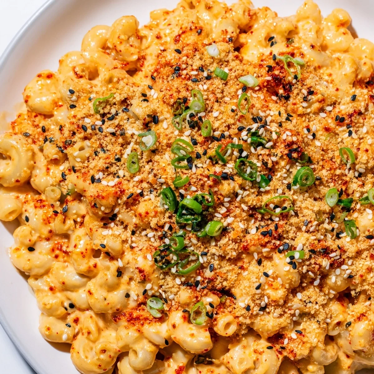 Spicy Kimchi Mac Cheese
