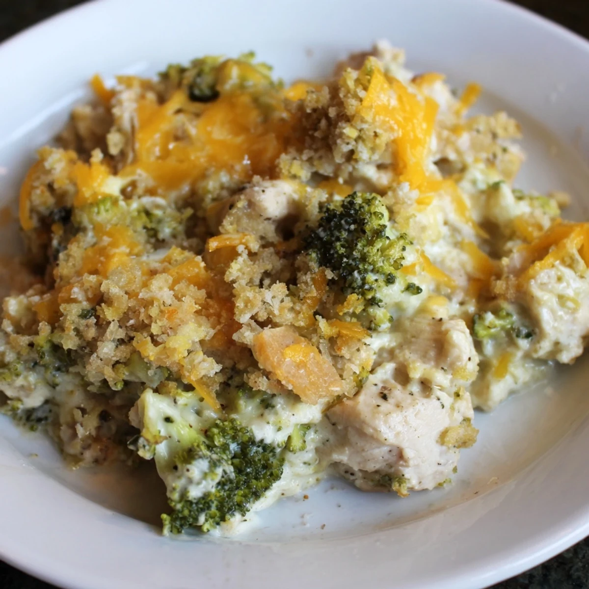 Cheddar Broccoli Chicken Bake