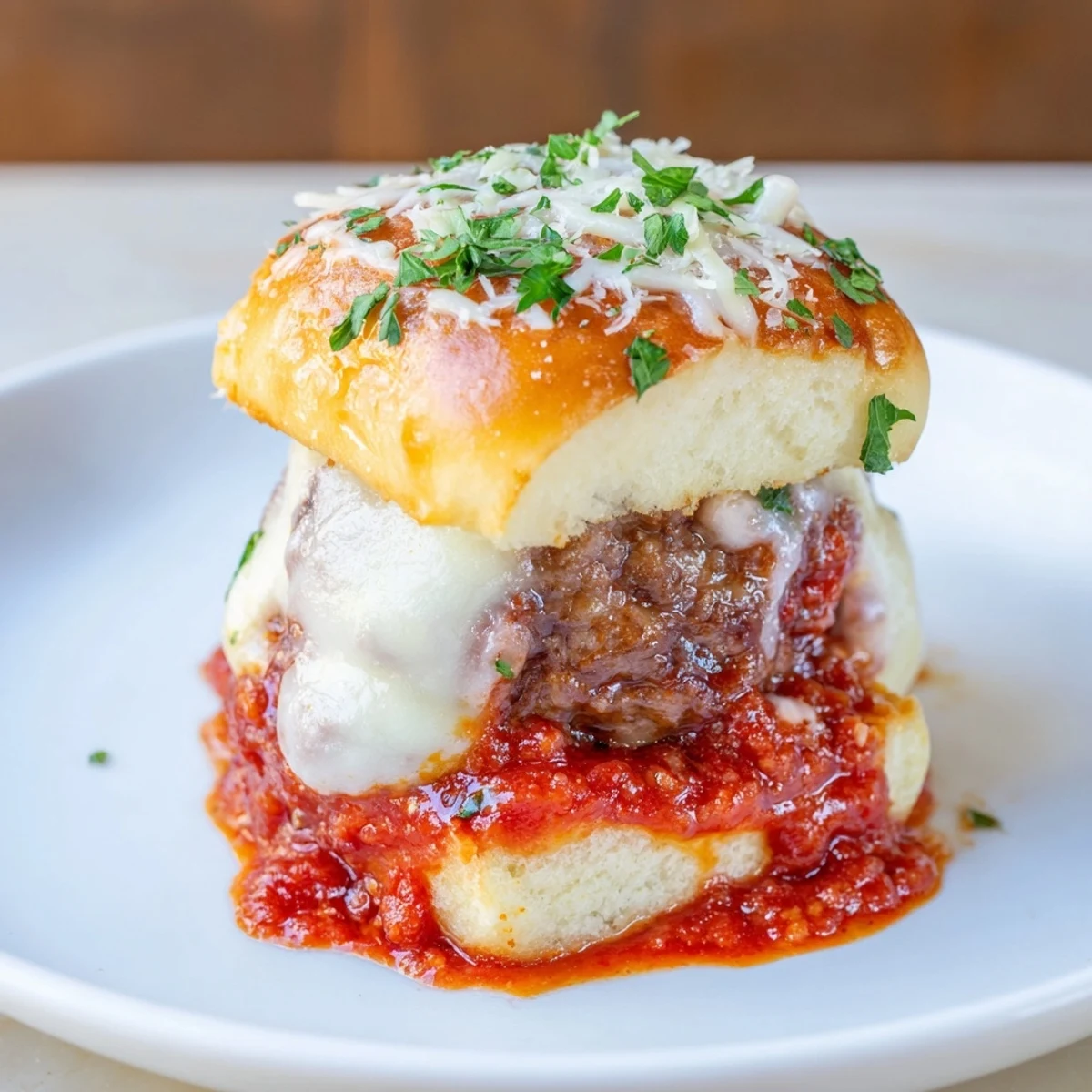 Easy Christmas Meatball Sliders