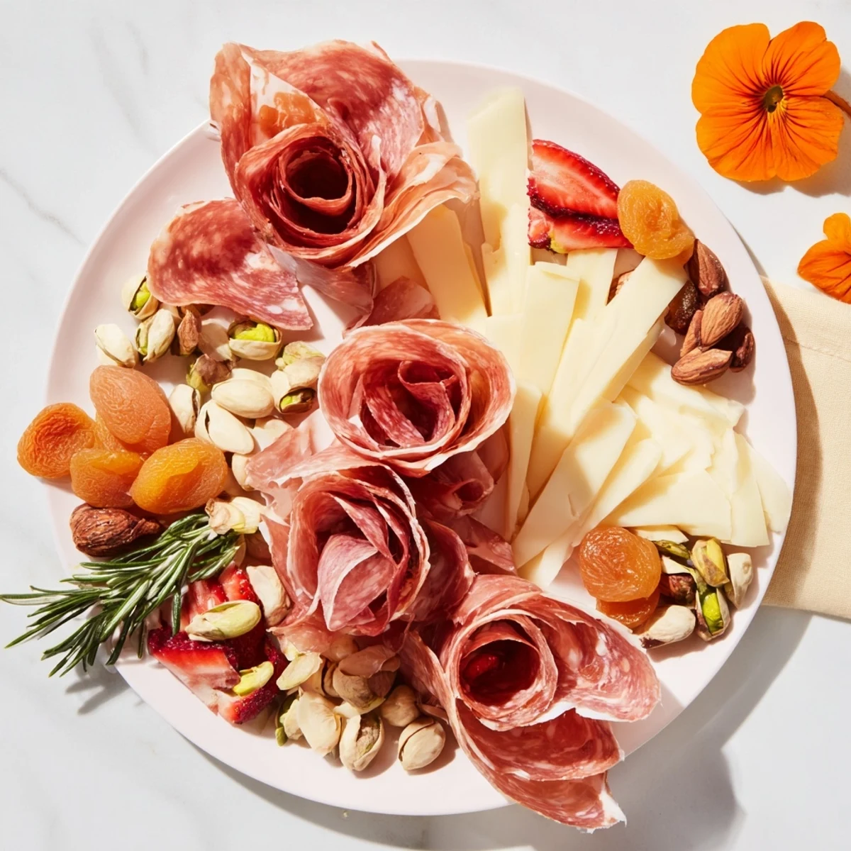 Meat and Cheese Rose Garden