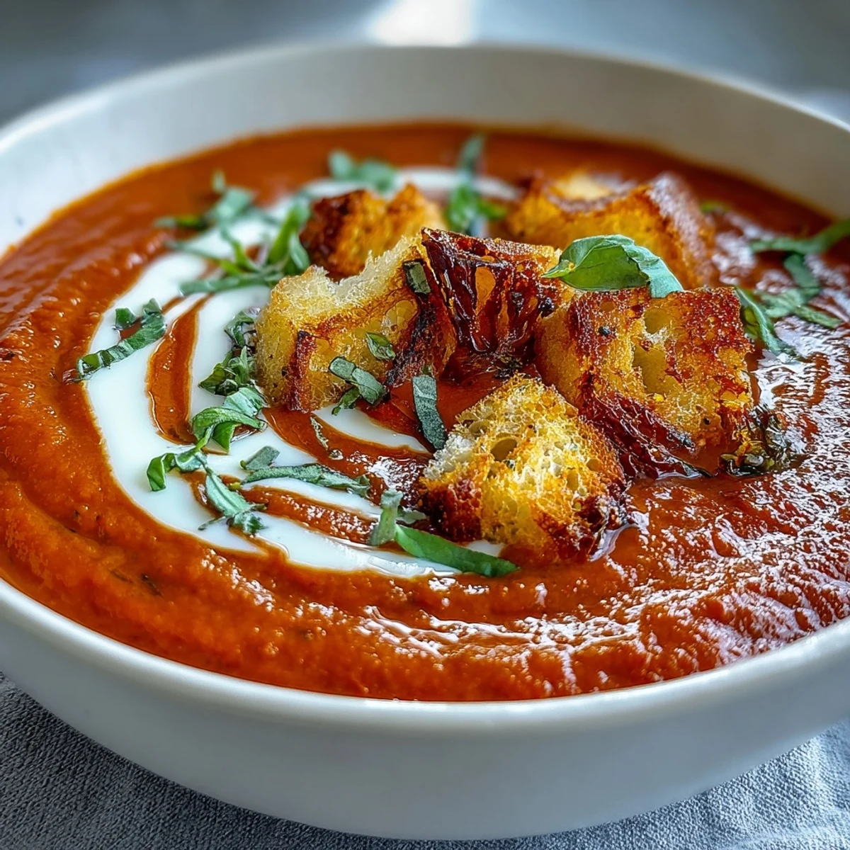 Creamy Roasted Tomato Soup