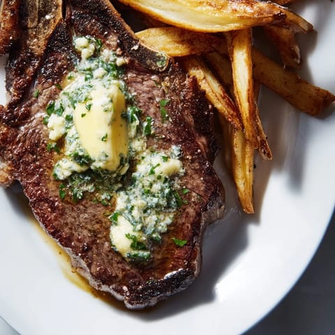 Garlic Butter Steak & Fries