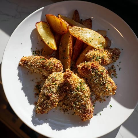 Herbed Chicken Potato Wedges