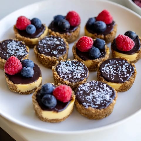 Perfectly portioned Mini Dessert Bites showcasing the textures and flavors of each indulgent treat.