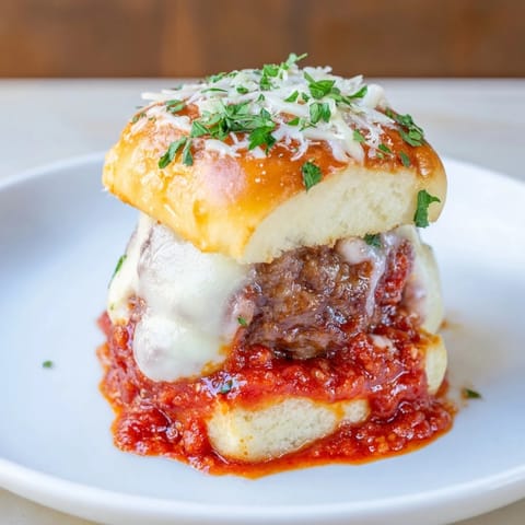Easy Christmas Meatball Sliders