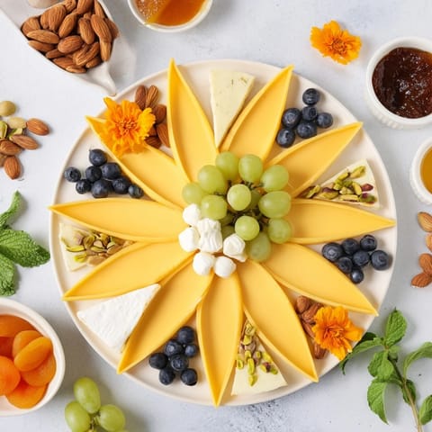 Daffodil Cheese Board Display