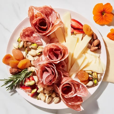 Meat and Cheese Rose Garden