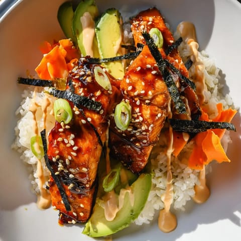 Teriyaki Salmon Rice Bowl