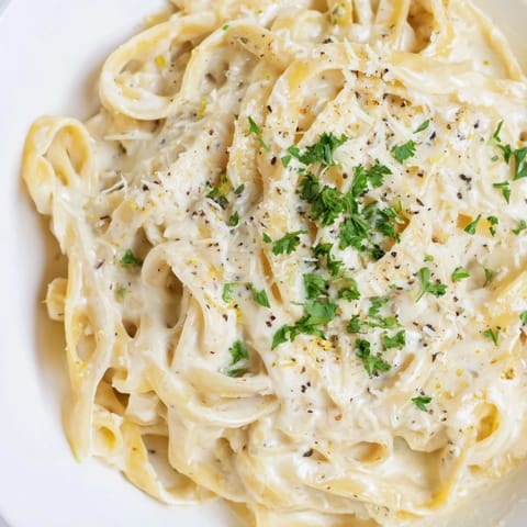 Cottage Cheese Alfredo Sauce