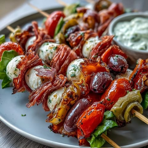 Picnic-Ready Italian Sub Skewers