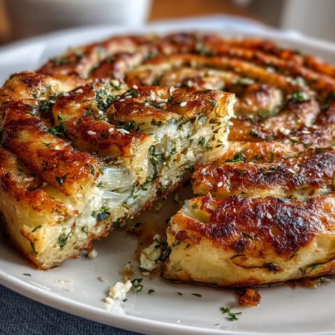 Savory Chinese scallion pancakes, perfectly crisp outside and tender inside, ideal for appetizers or snacks.