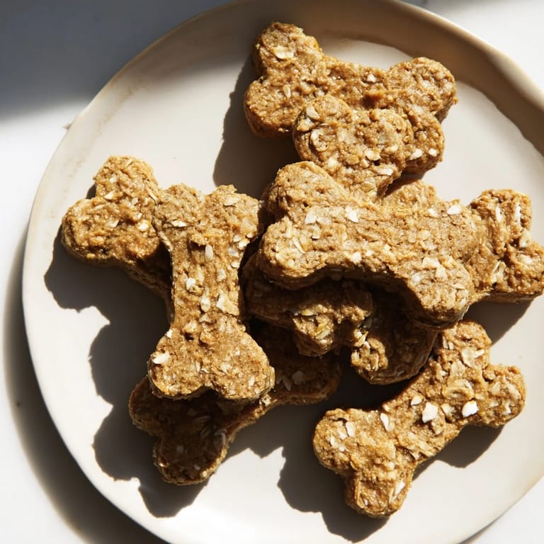 Freshly baked Pawsitively Good Dog Bone Treats with a delicious aroma, ready to reward a good boy.