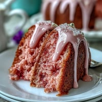 Elegant Bridal Shower Rosé Velvet Cake ready for a celebratory slice.